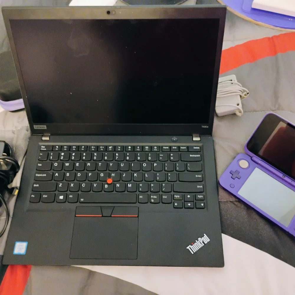 Purple Nintendo 3DS with Case and Charger